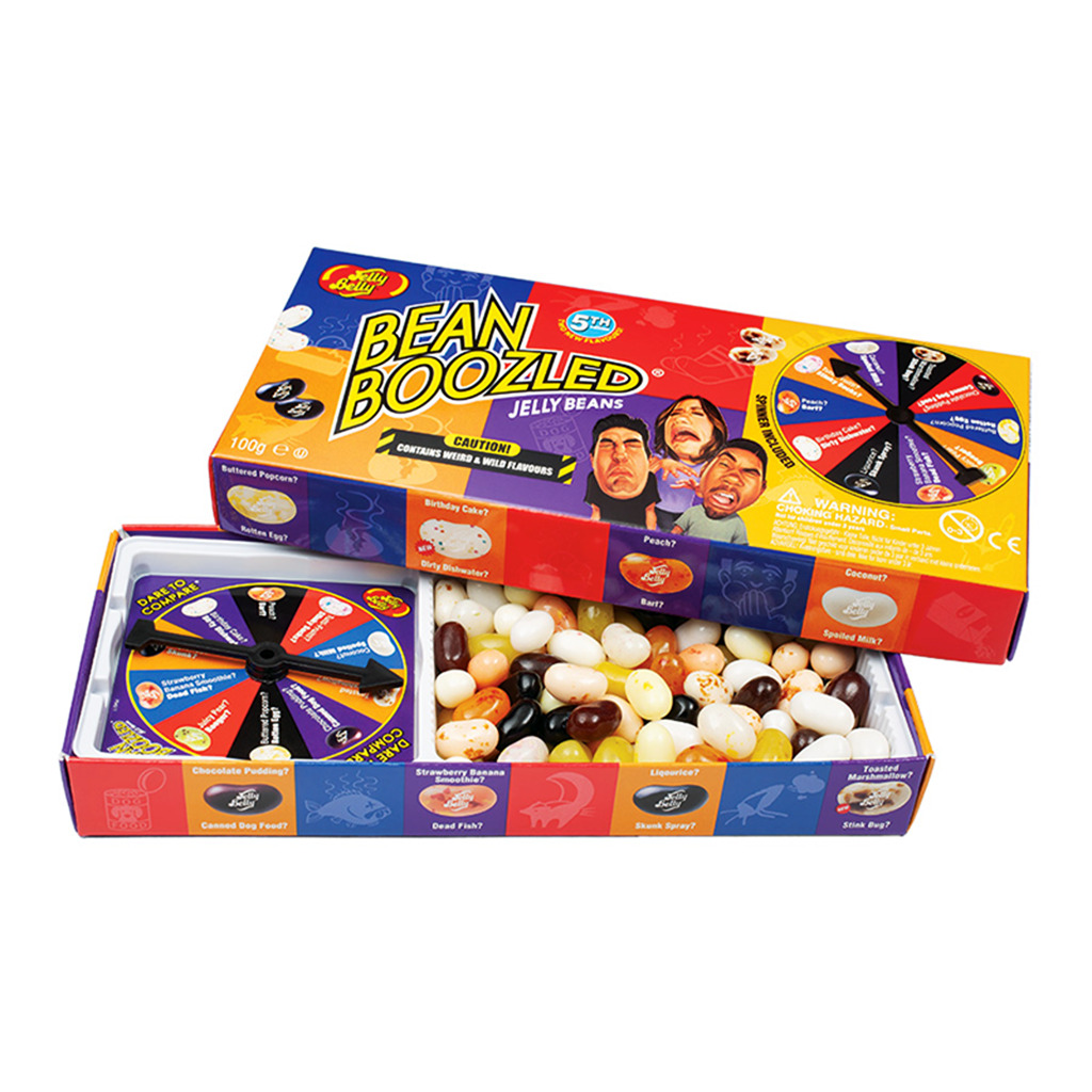 Želė pupelės JELLY BELLY BEAN BOOZLED SPINNER, 100g