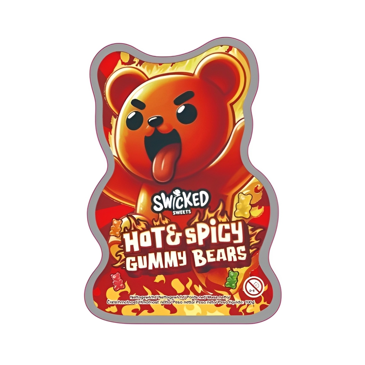 Guminukai SWICKED HOT AND SPICY GUMMY BEARS, 100g photo