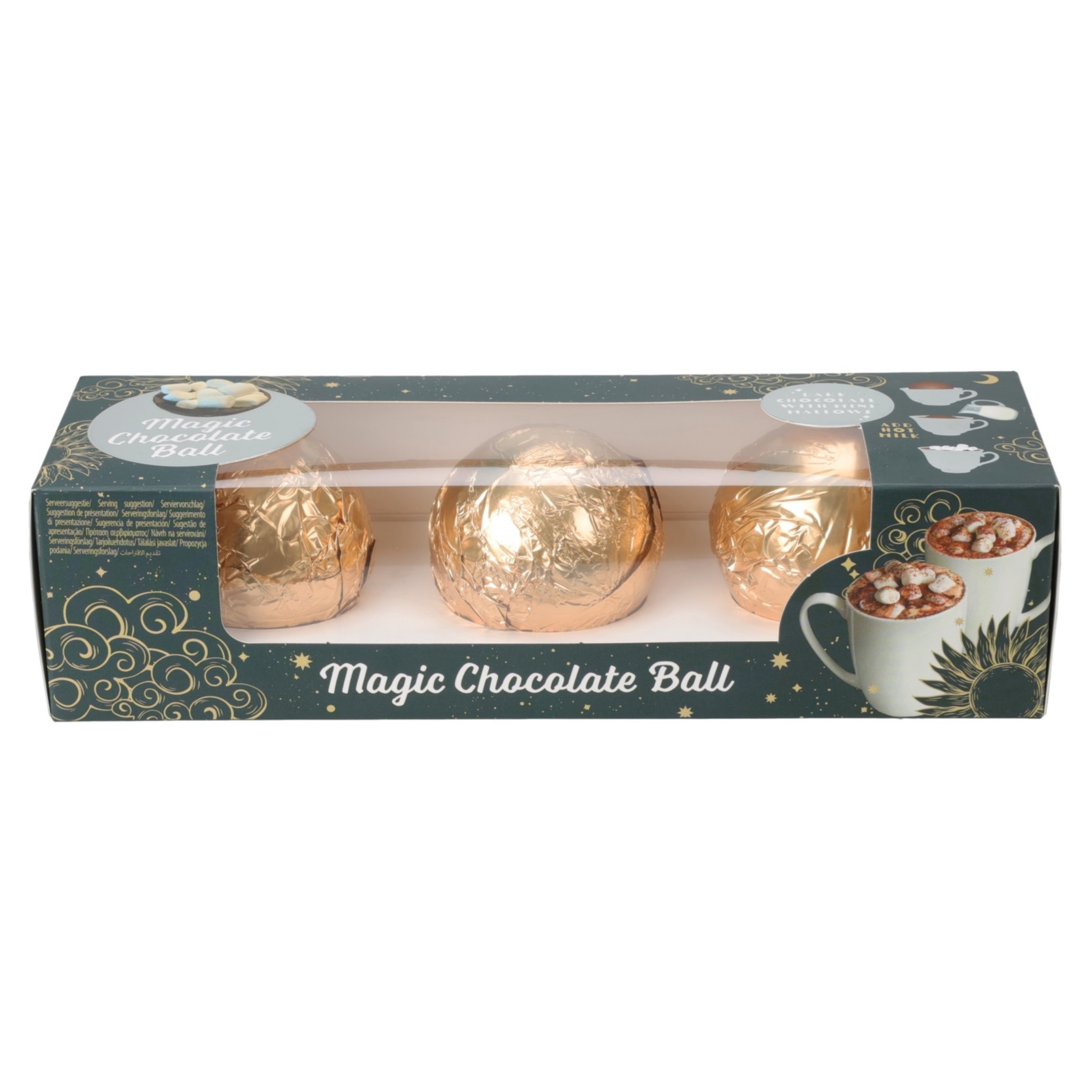 Šokolado rutuliukai įdaryti zefyrais BECKY'S  MAGIC CHOCOLATE BALLS, 120g photo