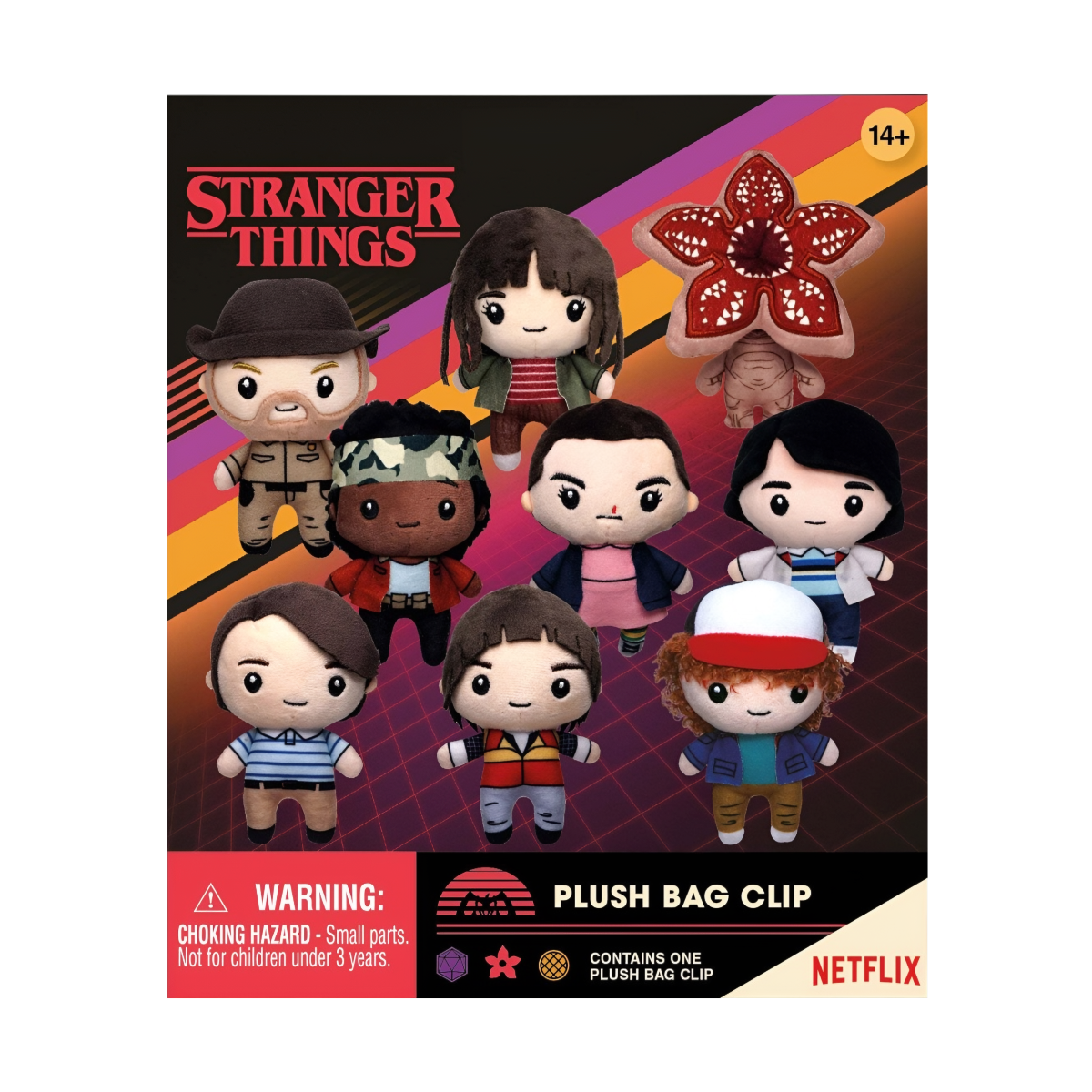 Ripats seljakoti jaoks MONOGRAM STRANGER THINGS PLUSH