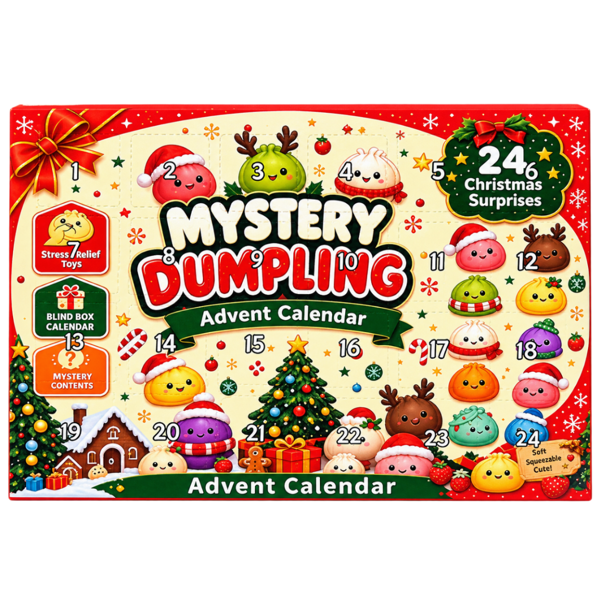 Joulukalenteri leluilla MYSTERY DUMPLING, 350g