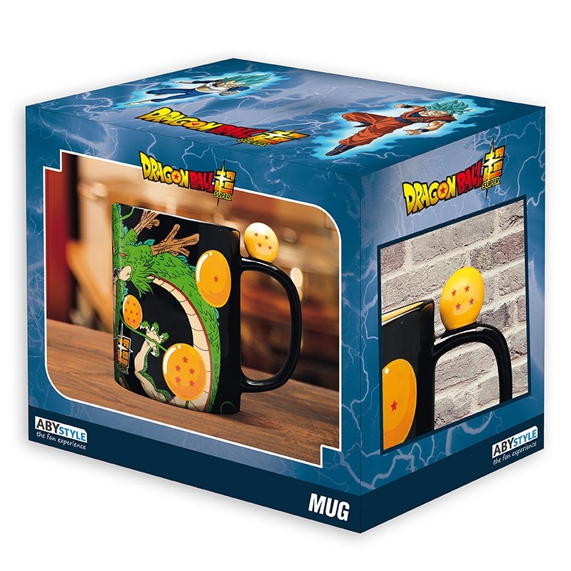 Krūze DRAGON BALL SUPER 3D SHENRON & DRAGON BALLS, 460ml