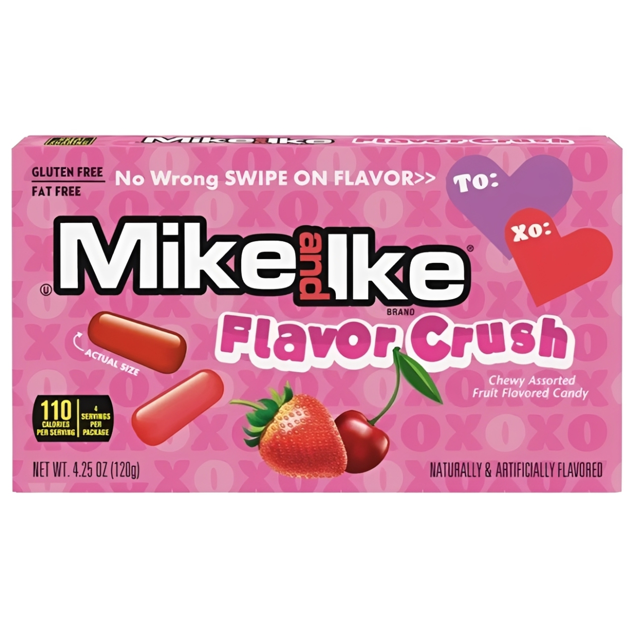Kramtomi saldainiai MIKE AND IKE VALENTINE MIX, 120g