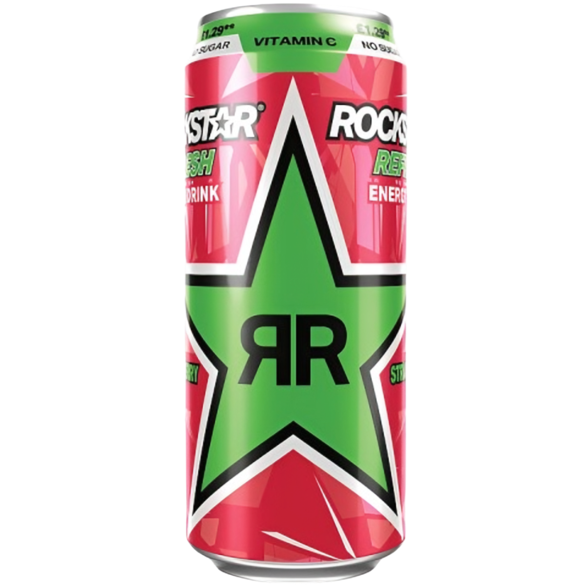 Napój energetyczny ROCKSTAR ZERO SUGAR (STRAWBERRY LIME), 500ml