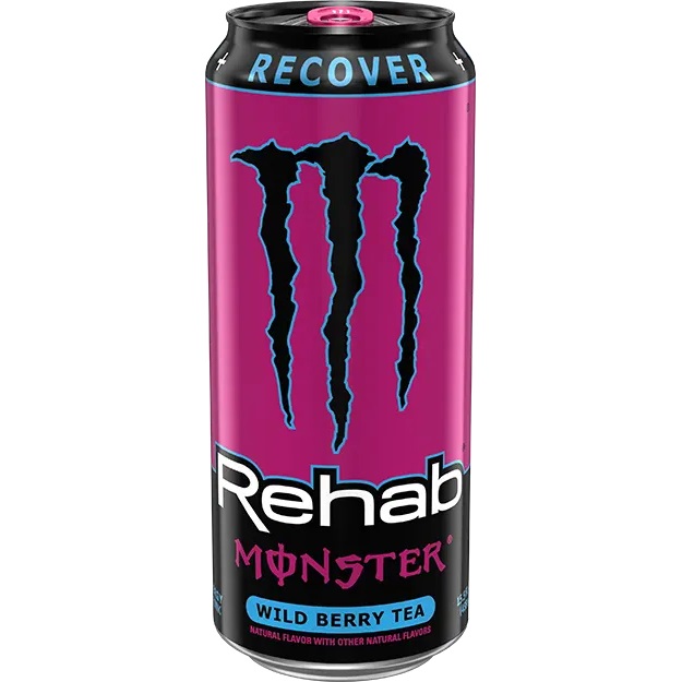 Enerģijas dzēriens MONSTER REHAB (WILD BERRY TEA), 458ml foto