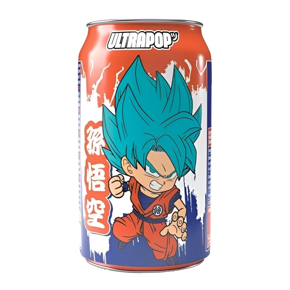Karboniseeritud karastusjook ULTRA POP DRAGON BALL SUPER GOKU (STRAWBERRY BANANA), 330ml foto
