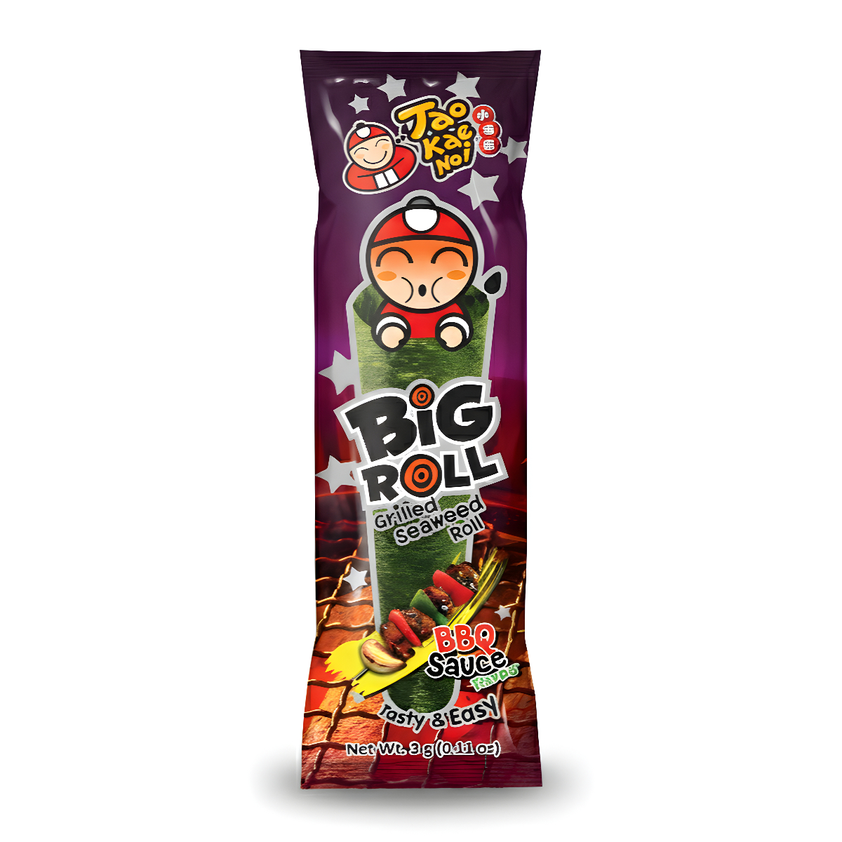 Merilevävälipala TAO KAE NOI BIG ROLL (BBQ SAUCE), 3g