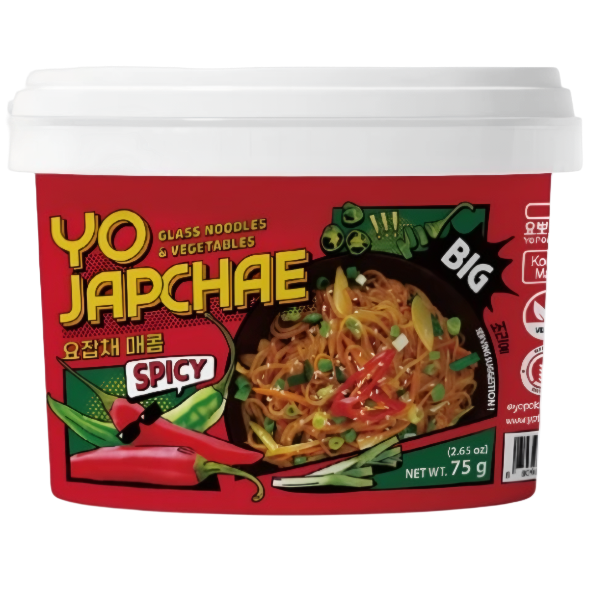 Kiirmakaronid YOJAPCHAE (SPICY), 75g