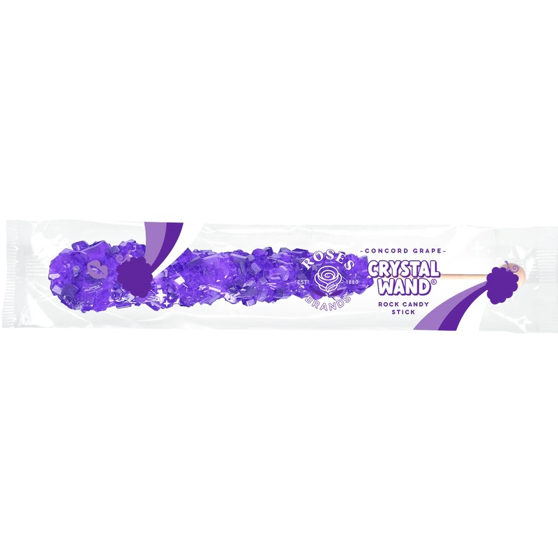 Zdjęcie Lizak CRYSTAL WAND (GRAPE), 22g