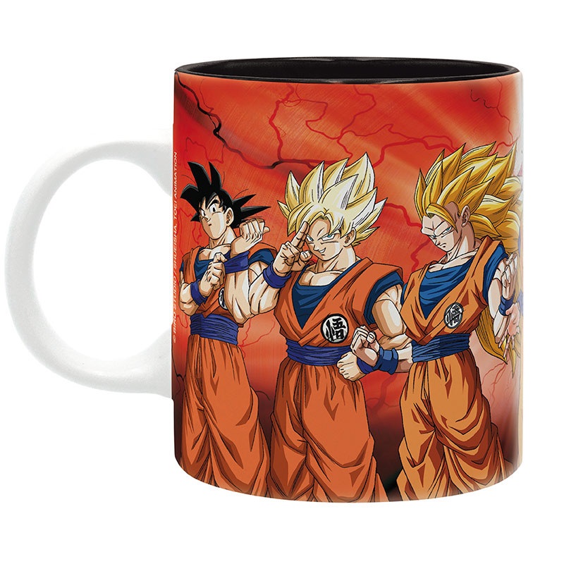 Kubek DRAGON BALL SUPER GOKU TRANSFORMATIONS, 320ml