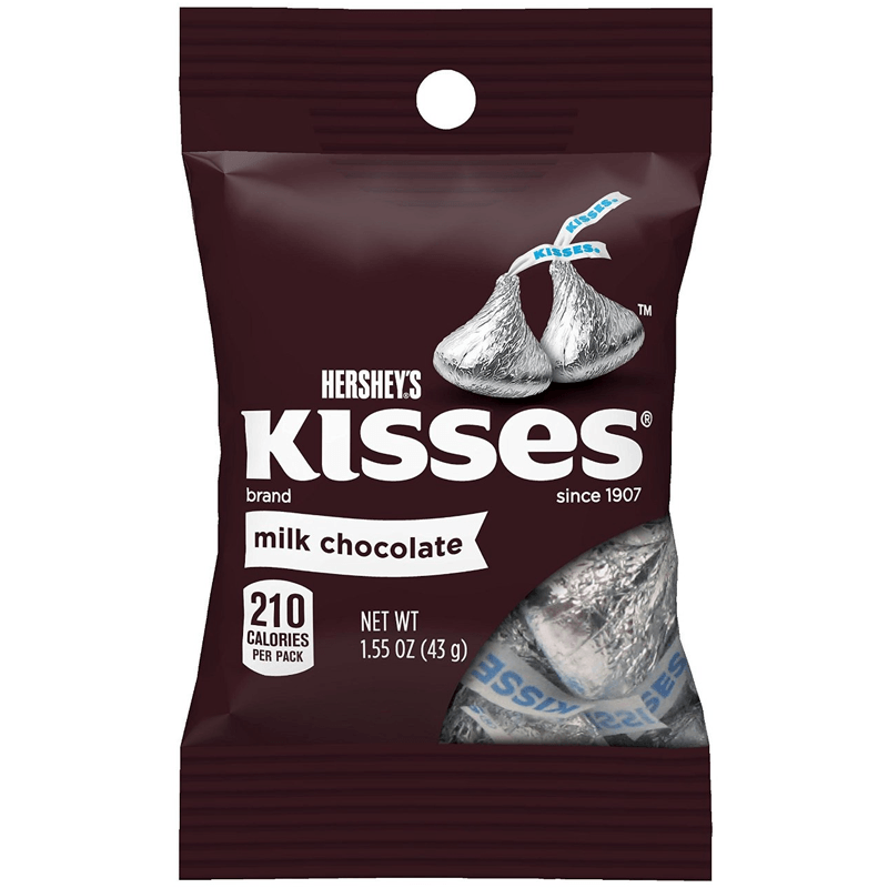 Zdjęcie Cukierki czekoladowe HERSHEY'S KISSES, 43g