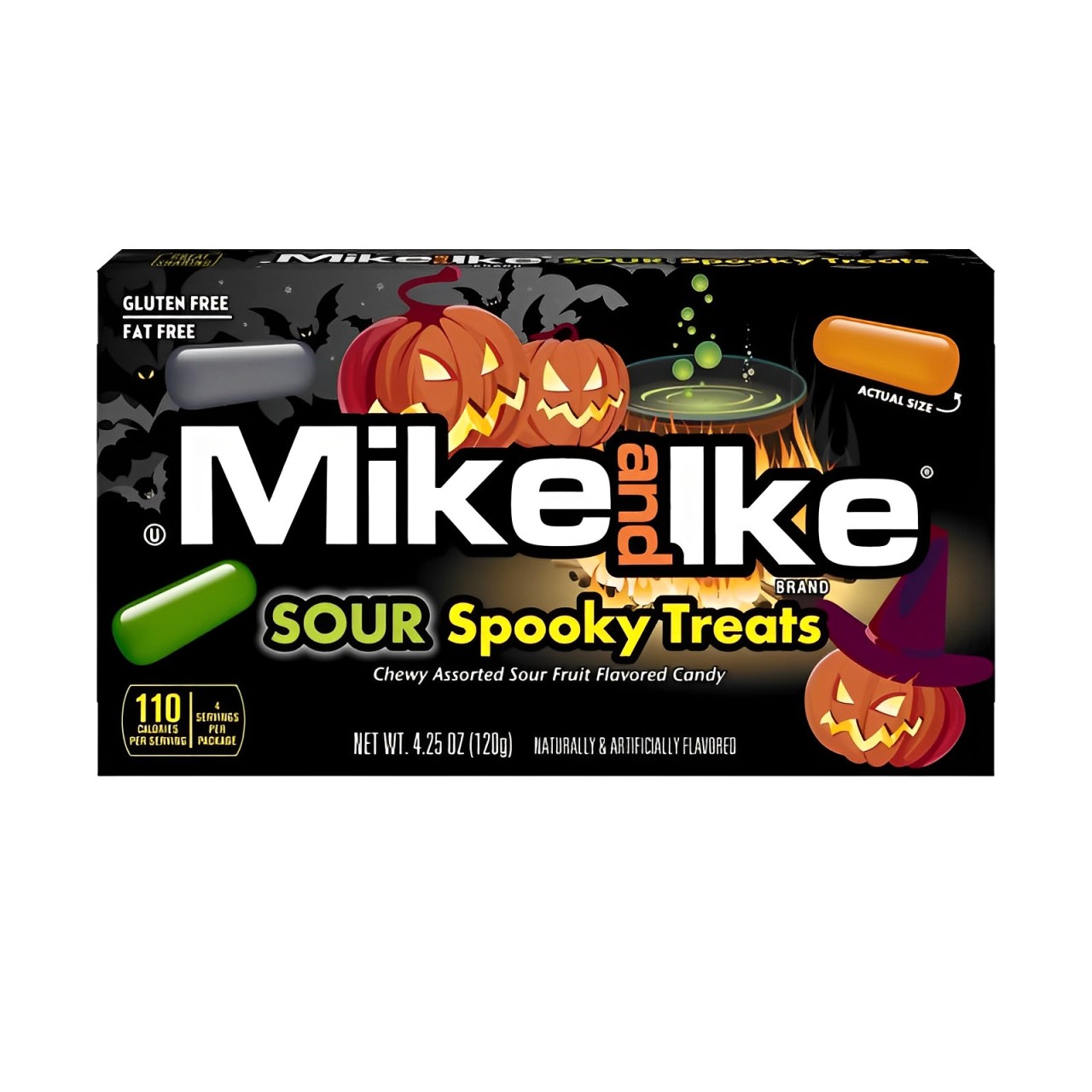 Zdjęcie Cukierki do żucia MIKE AND IKE (SOUR SPOOKY TREATS), 120g