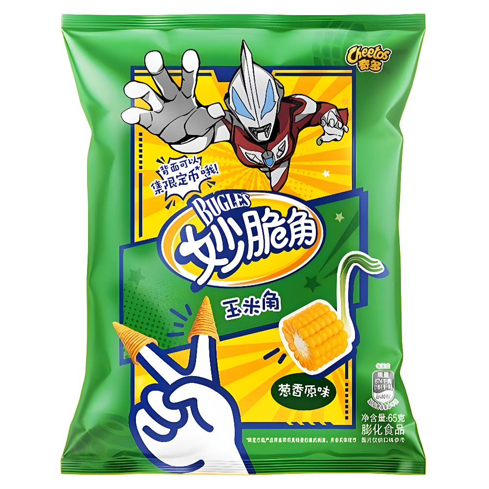 Maisikrõpsud CHEETOS BUGLES (SCALLION ORIGINAL), 65g foto