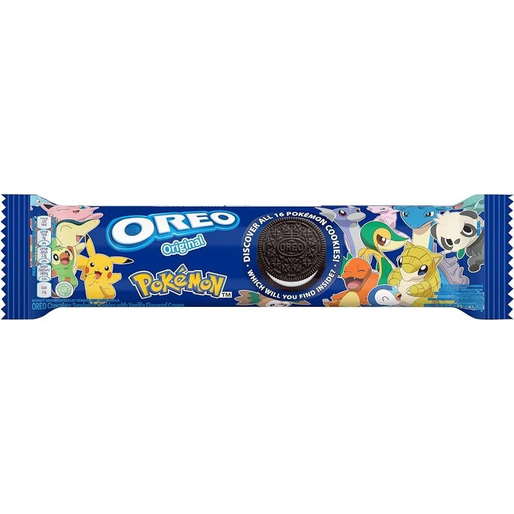 Zdjęcie Ciasteczka OREO POKEMON (VANILLA CREAM), 119,6g