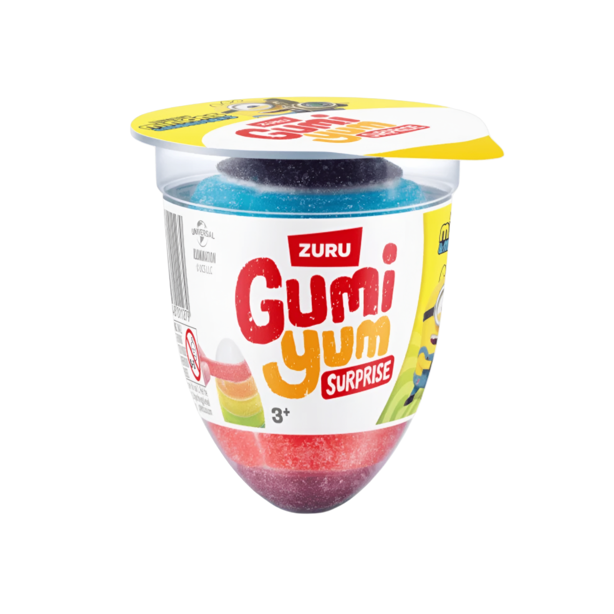Kummikomm mänguasjaga GUMI YUM SURPRISE (MINIONS), 21g foto