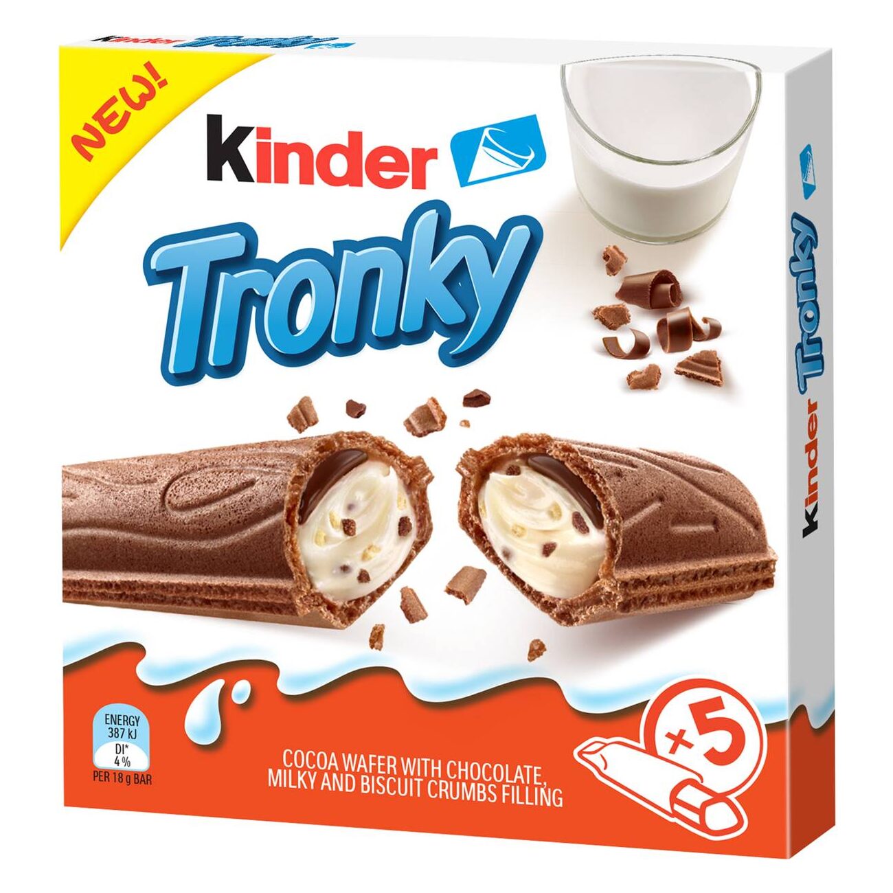 Vafliukai KINDER TRONKY, 90g