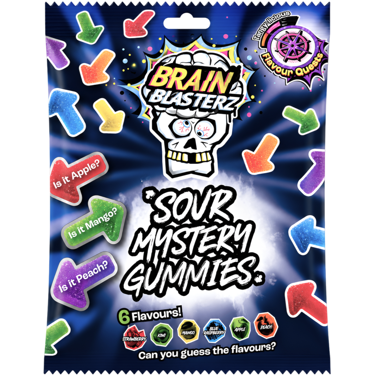 Żelki BRAIN BLASTERZ (SOUR MYSTERY), 100g