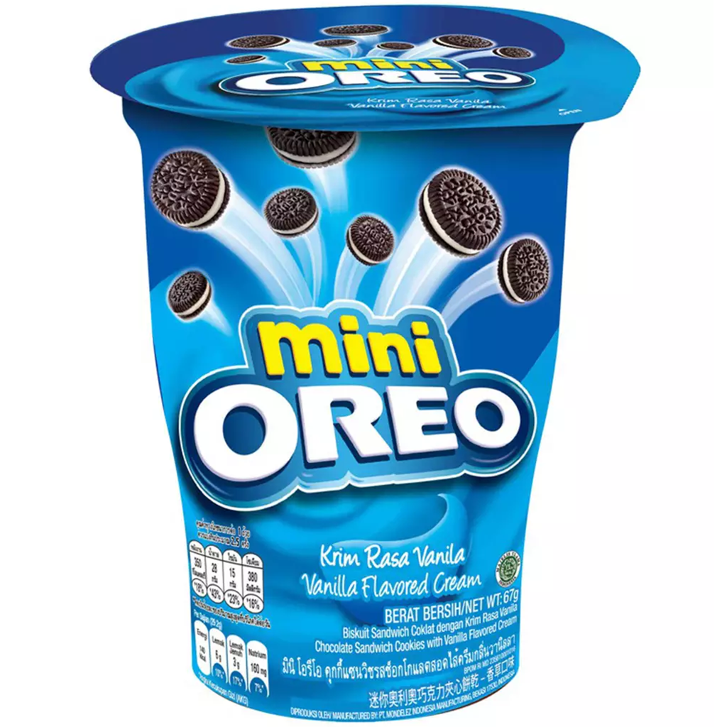 Küpsised OREO MINI (VANILLA), 67g foto