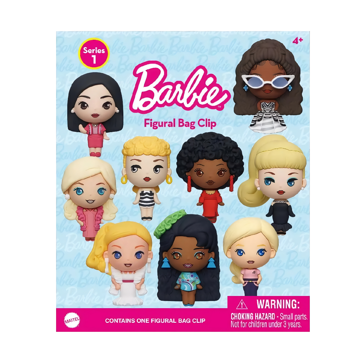 Bag Clip MONOGRAM 3D BLIND PACK BARBIE (SERIES 1) photo