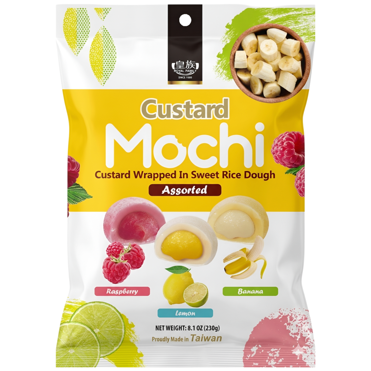 Mochi ROYAL FAMILY CUSTARD (ASSORTED), 230g foto