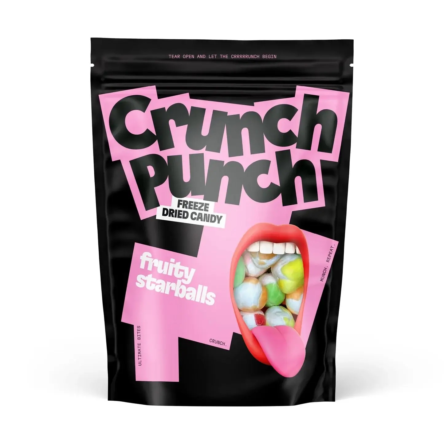 Kommid CRUNCH PUNCH FREEZE DRIED (FRUITY STARBALLS), 100g foto