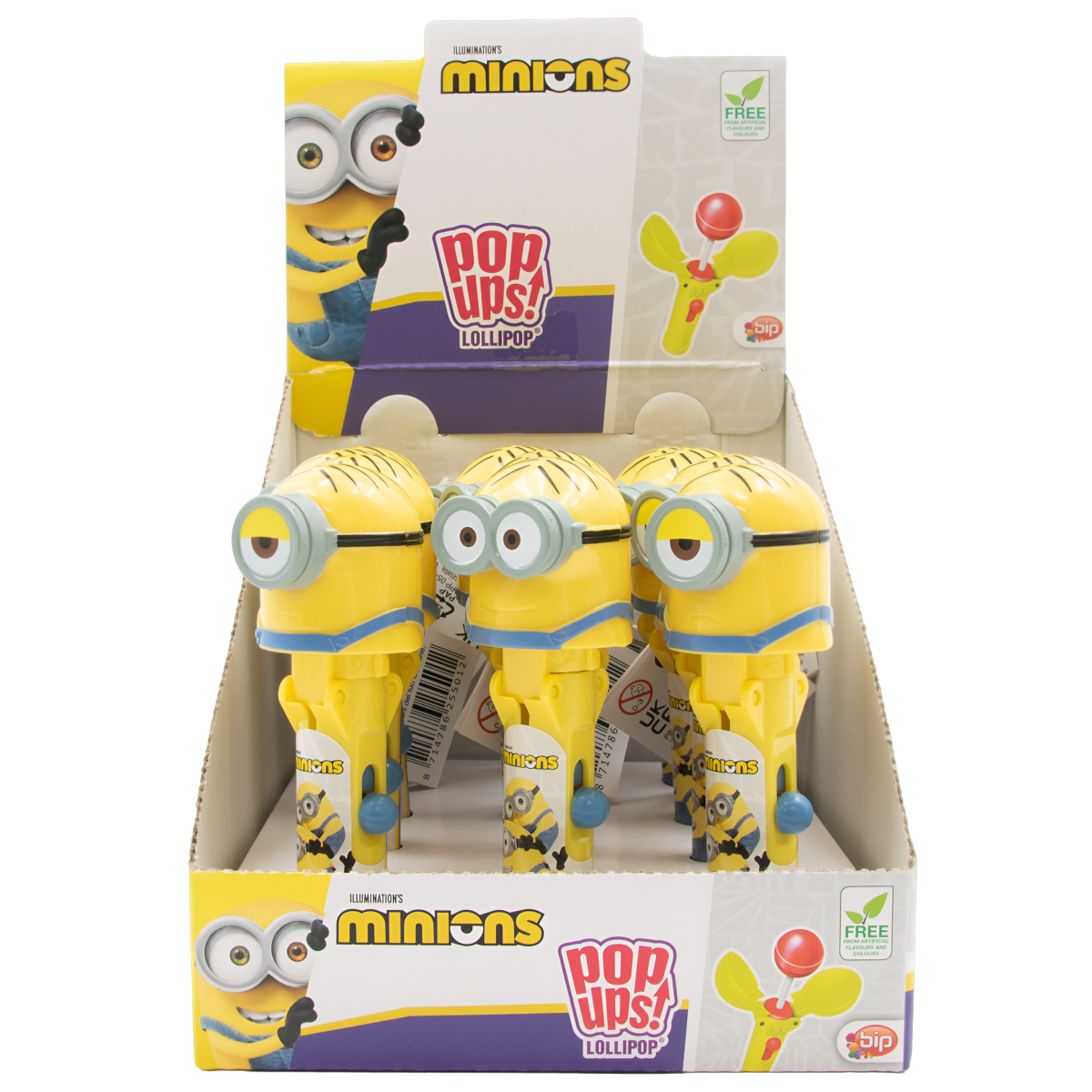 Ledinukas su žaislu POP UPS (MINIONS), 10g