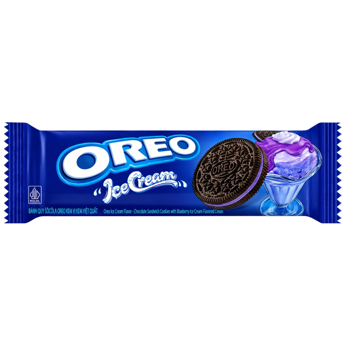 Sausainiai OREO ICE CREAM (BLUEBERRY), 105g