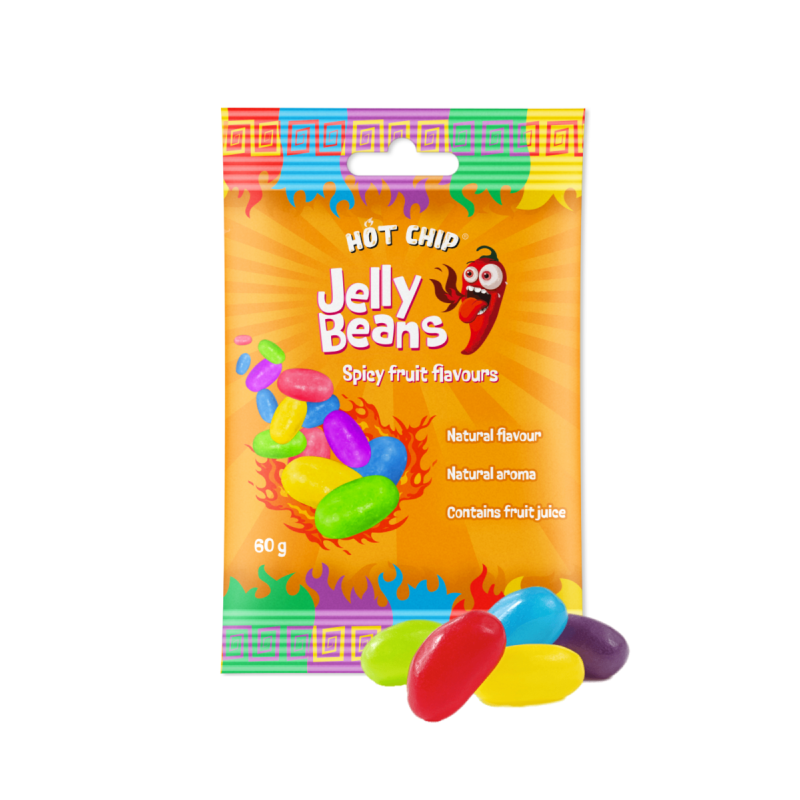 Jelly Beans’id HOT CHIP (SPICY FRUIT), 60g foto