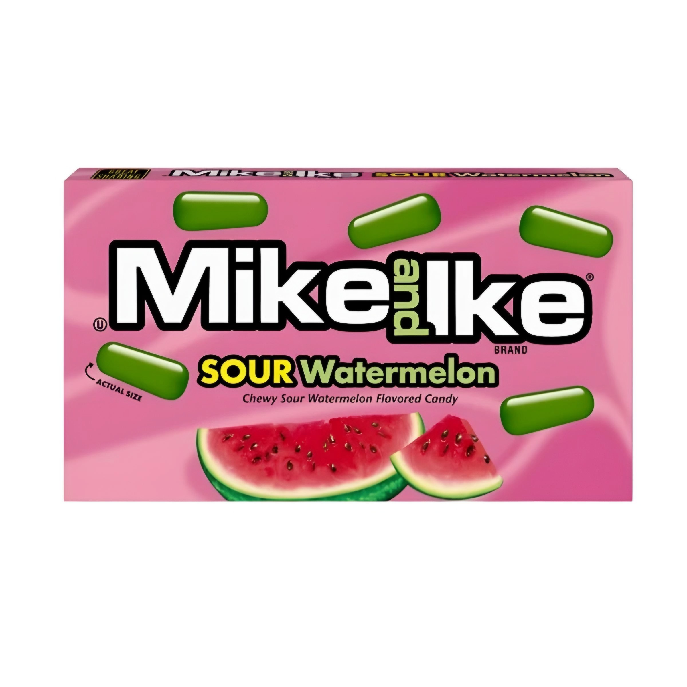 Zdjęcie Cukierki do żucia MIKE AND IKE (SOUR WATERMELON), 120g