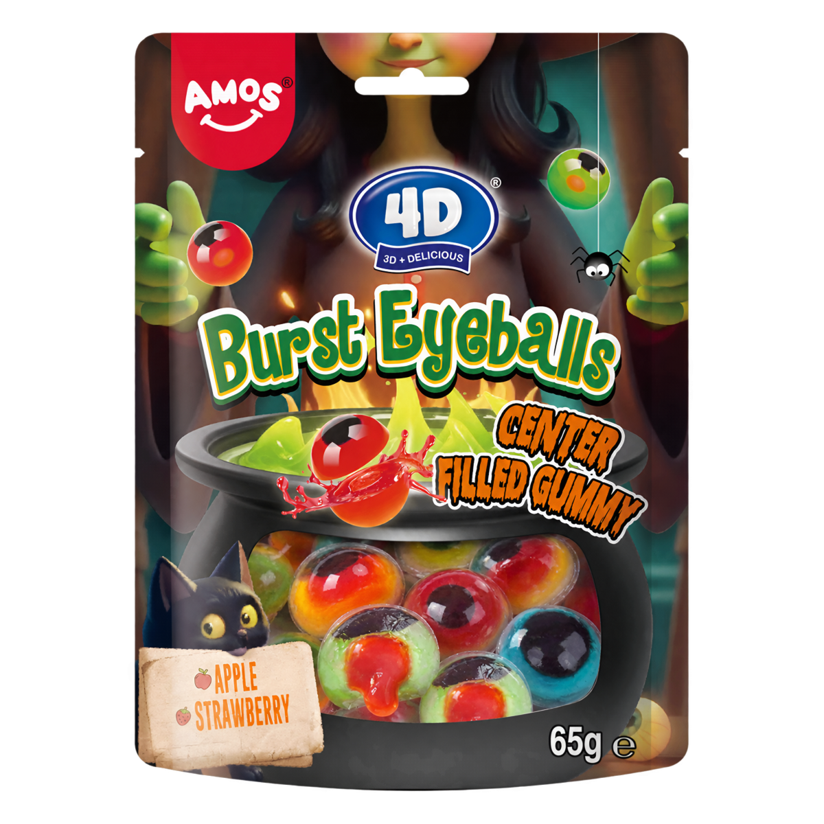 Guminukai AMOS 4D BURST EYEBALLS (STRAWBERRY, APPLE), 65g
