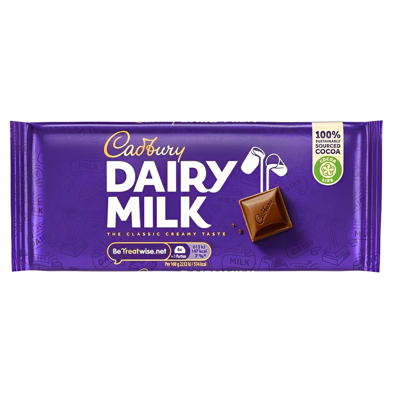 Pieninis šokoladas CADBURY, 110g