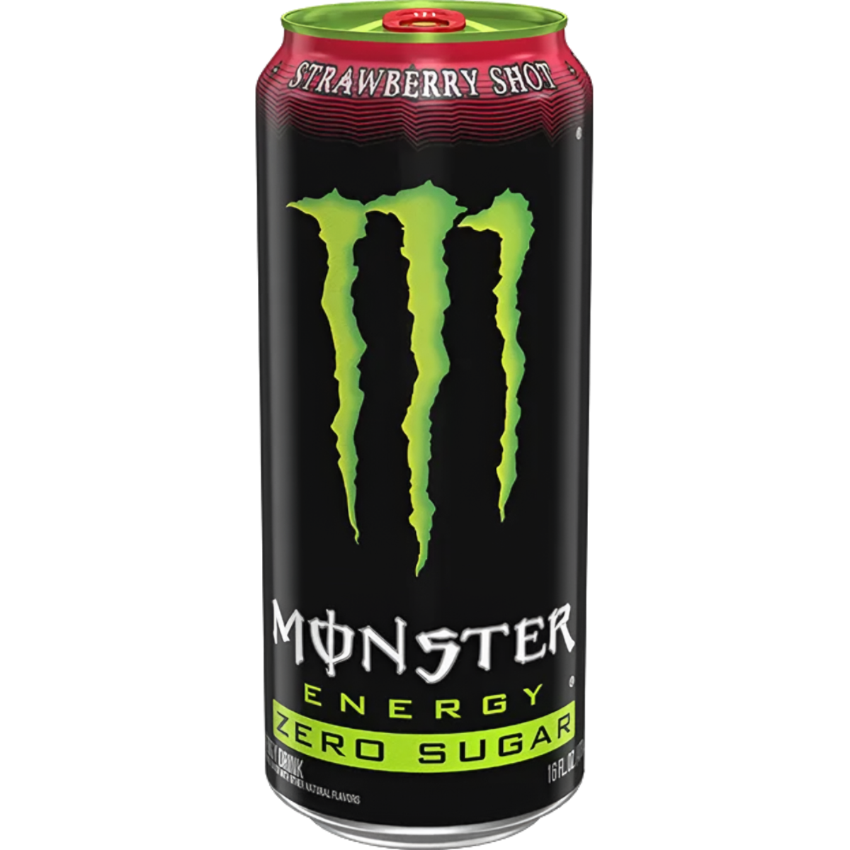 Energinis gėrimas MONSTER ZERO SUGAR (STRAWBERRY SHOT), 473ml