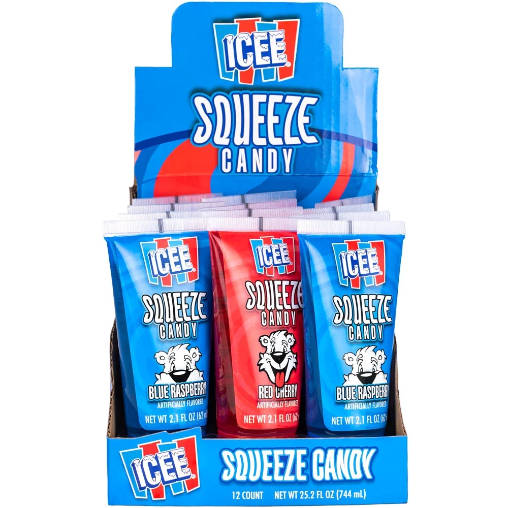 Spiežamā konfekte ICEE (RED CHERRY / BLUE RASPBERRY), 62ml