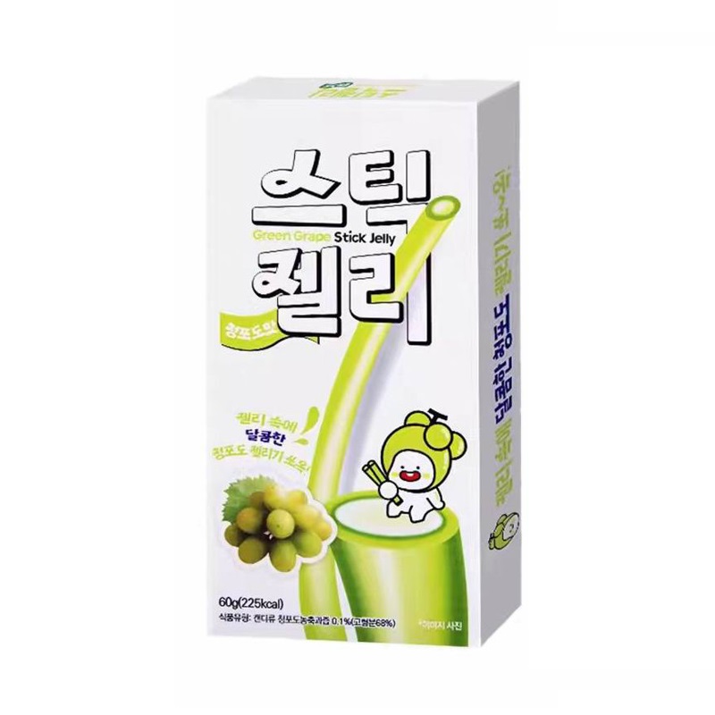 Želejas nūjiņas KUNYOUNG (GREEN GRAPE), 60g foto