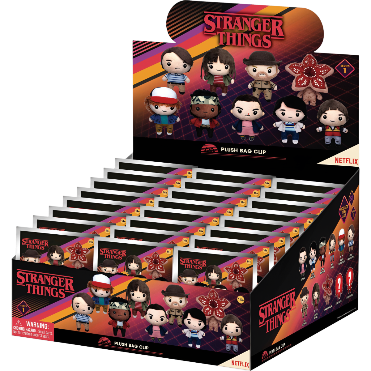 Ripats seljakoti jaoks MONOGRAM STRANGER THINGS PLUSH
