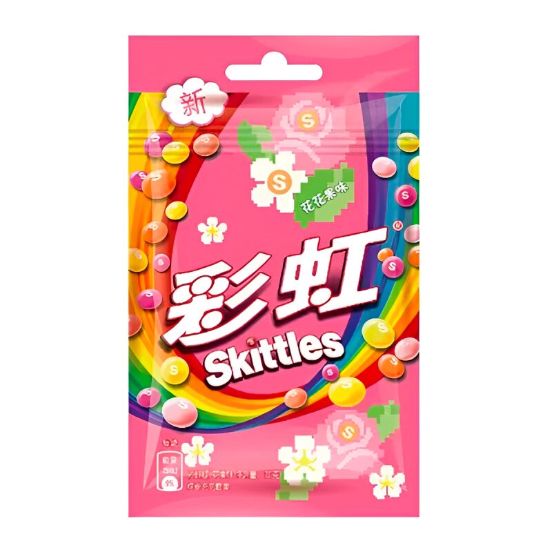 Närimiskommid SKITTLES (FLOWER AND FRUIT), 40g