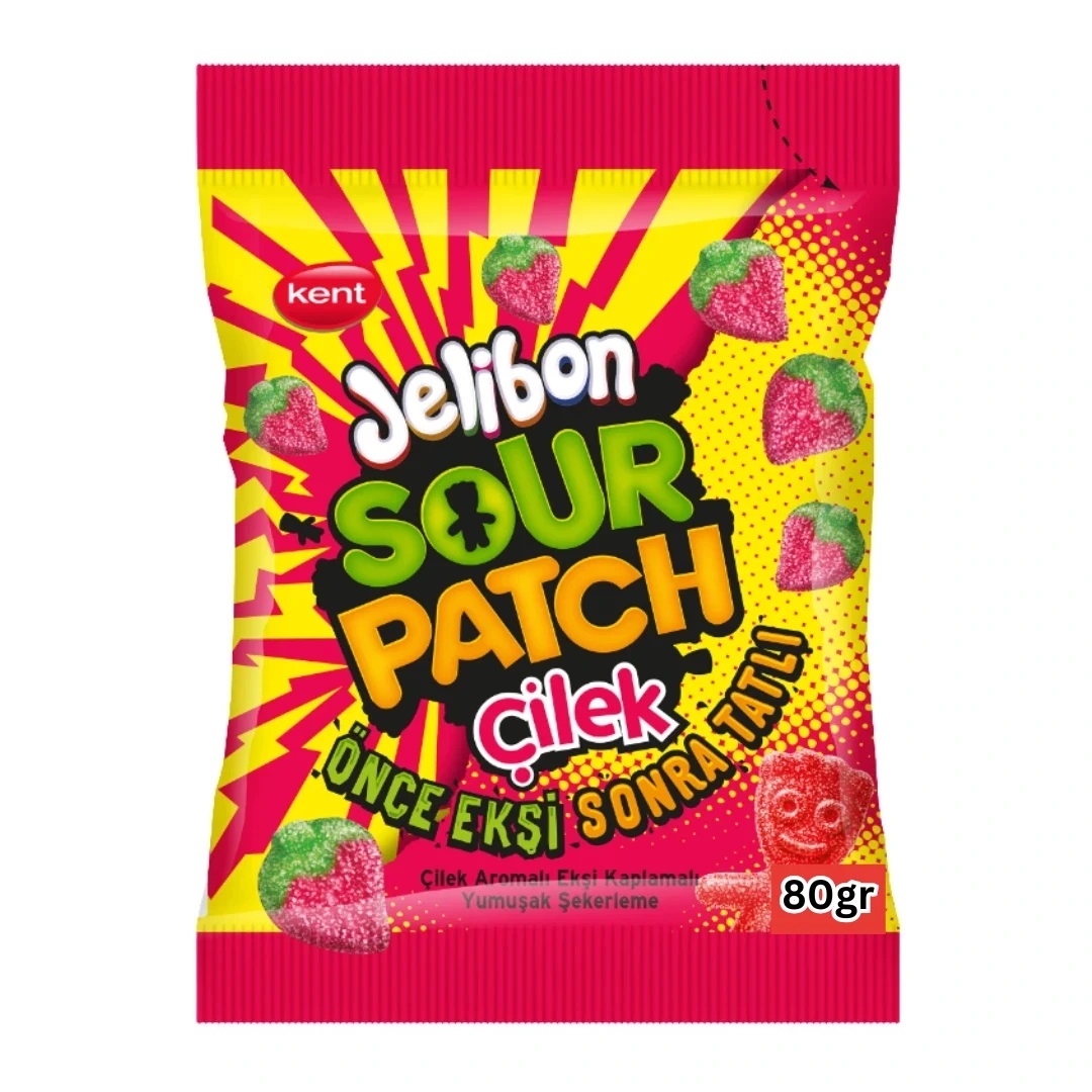 Zdjęcie Żelki SOUR PATCH KIDS (STRAWBERRY), 80g