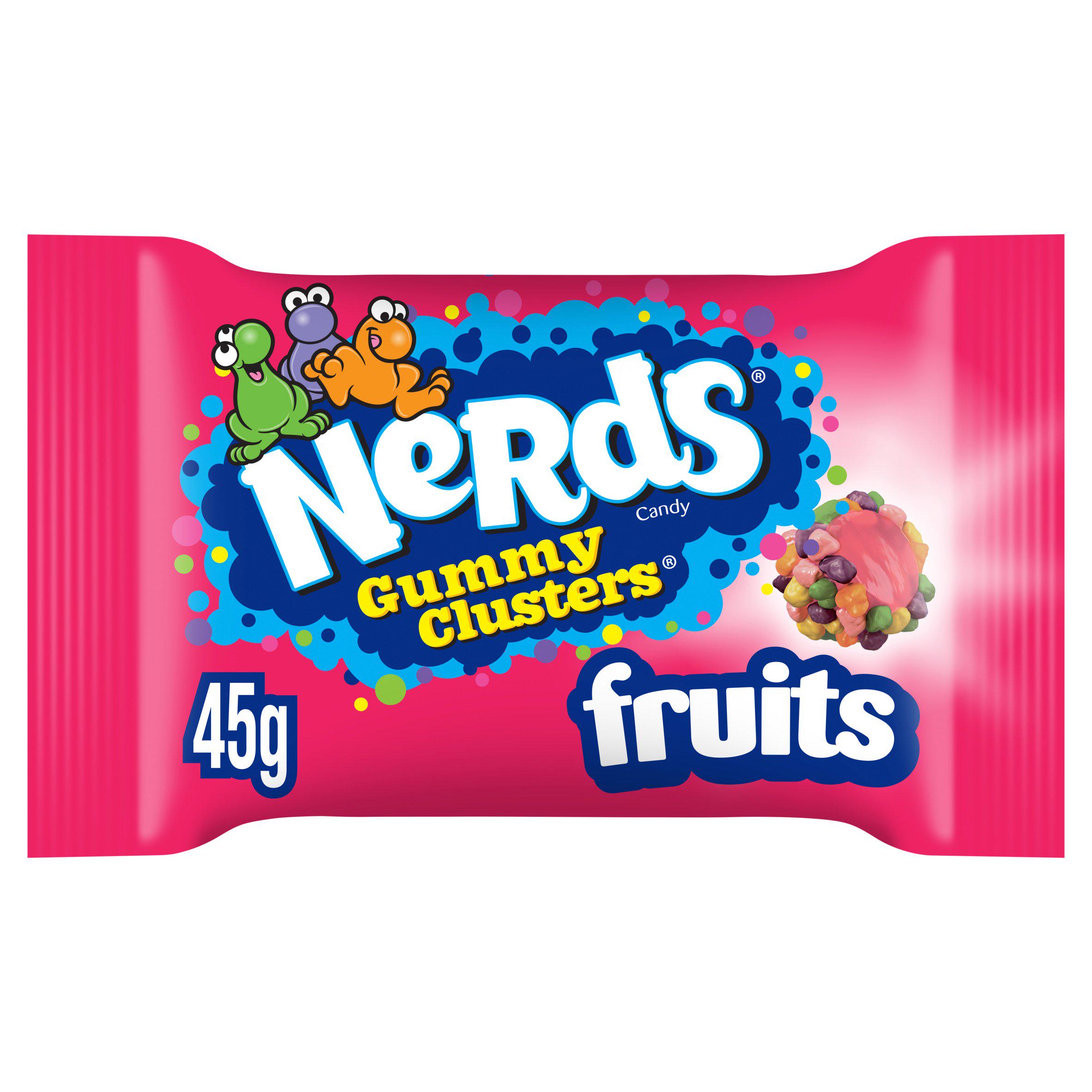 Zdjęcie Cukierki do żucia NERDS GUMMY CLUSTERS (FRUITS), 45g