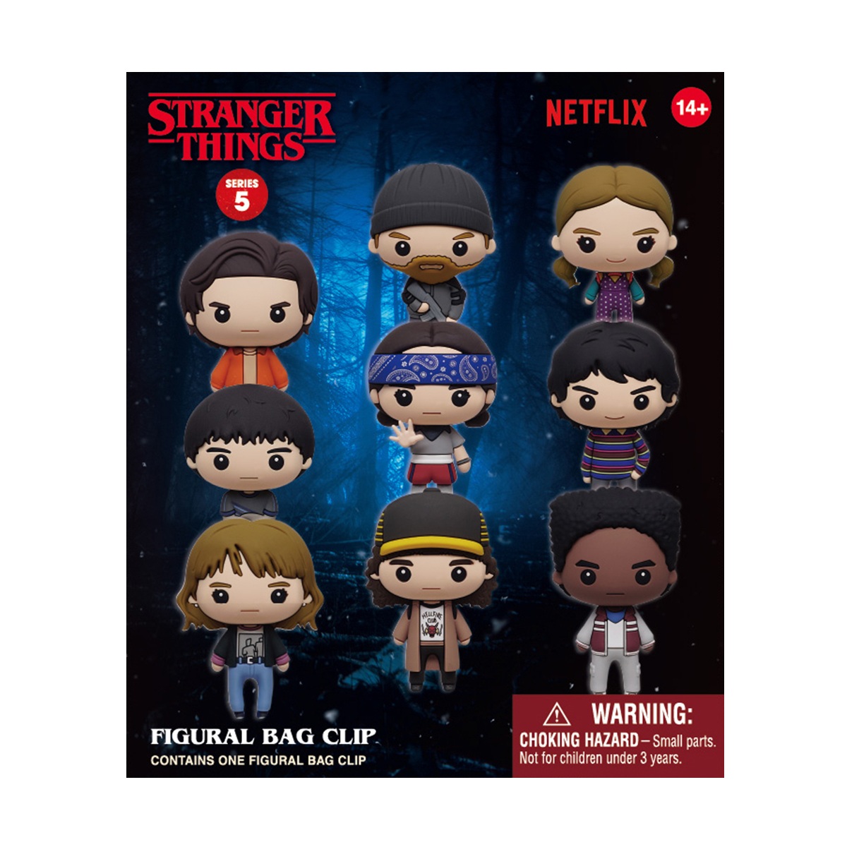 Kuprinės pakabukas MONOGRAM 3D BLIND PACK STRANGER THINGS (SERIES 5)