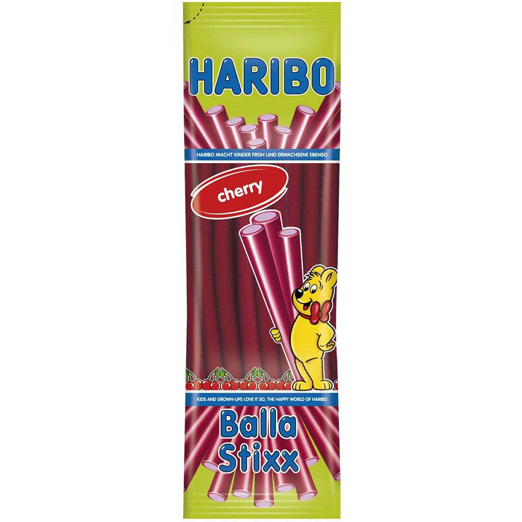 Želejas konfektes HARIBO BALLA STIXX (ĶIRŠU G.), 200g