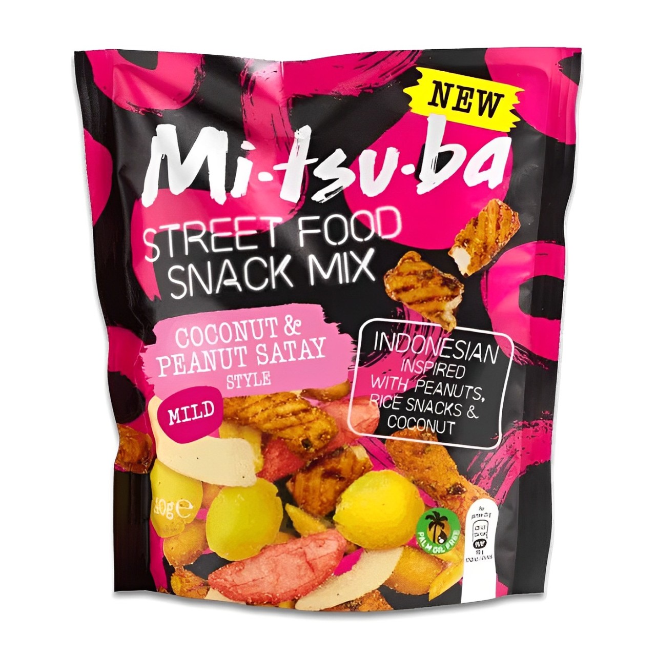 Uzkodu komplekts MITSUBA (COCONUT AND PEANUT SATAY STYLE), 140g