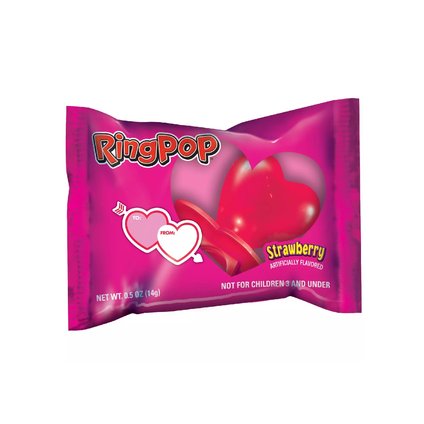 Ledinukas RING POP VALENTINE HEART, 14g