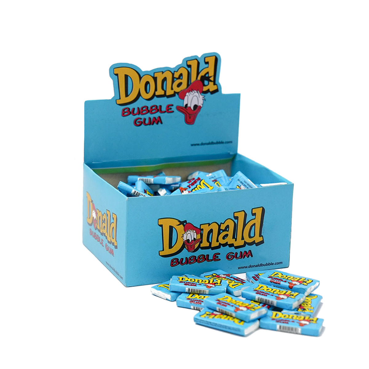 Košļājamā gumija DONALD, 450g (4,5g x 100 gab.) foto