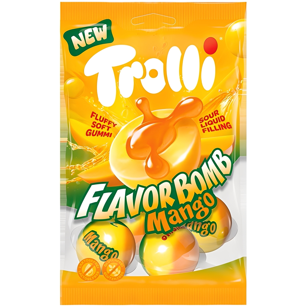 Zdjęcie Żelki TROLLI FLAVOR BOMB (MANGO), 75g