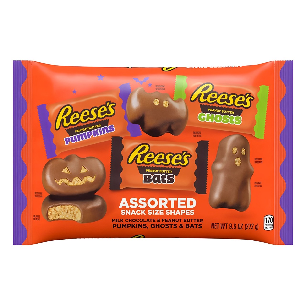 Šokolādes konfektes ar zemesriekstu krēmu REESE'S ASSORTED, 272g