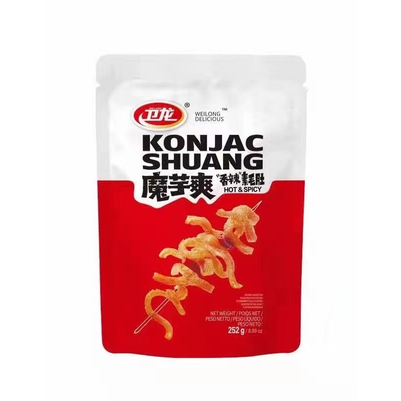 Zdjęcie Przekąska KONJAC SHUANG (HOT AND SPICY), 252g