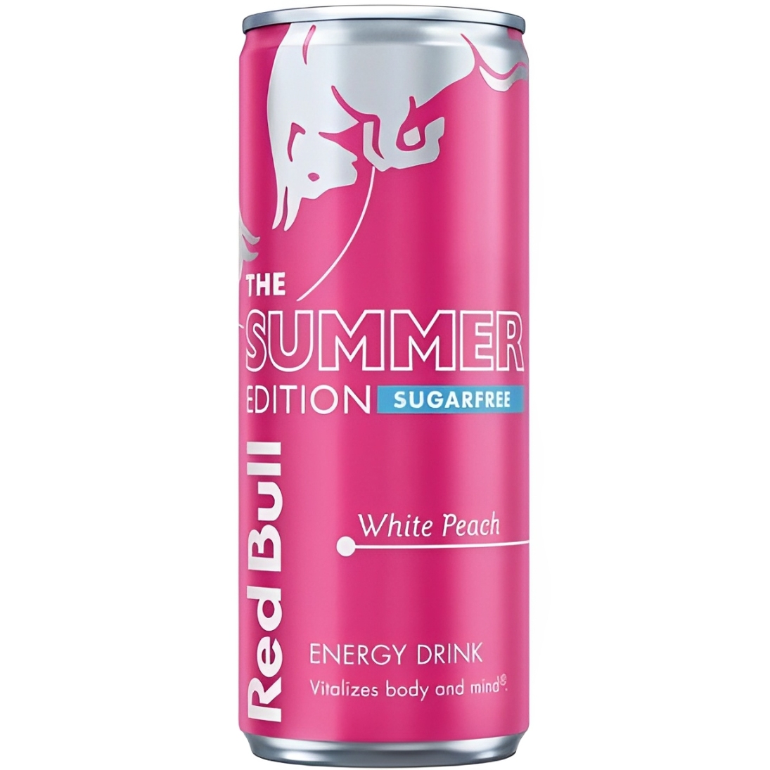 Zdjęcie Napój energetyczny RED BULL SUMMER EDITION SUGAR FREE (WHITE PEACH), 250ml