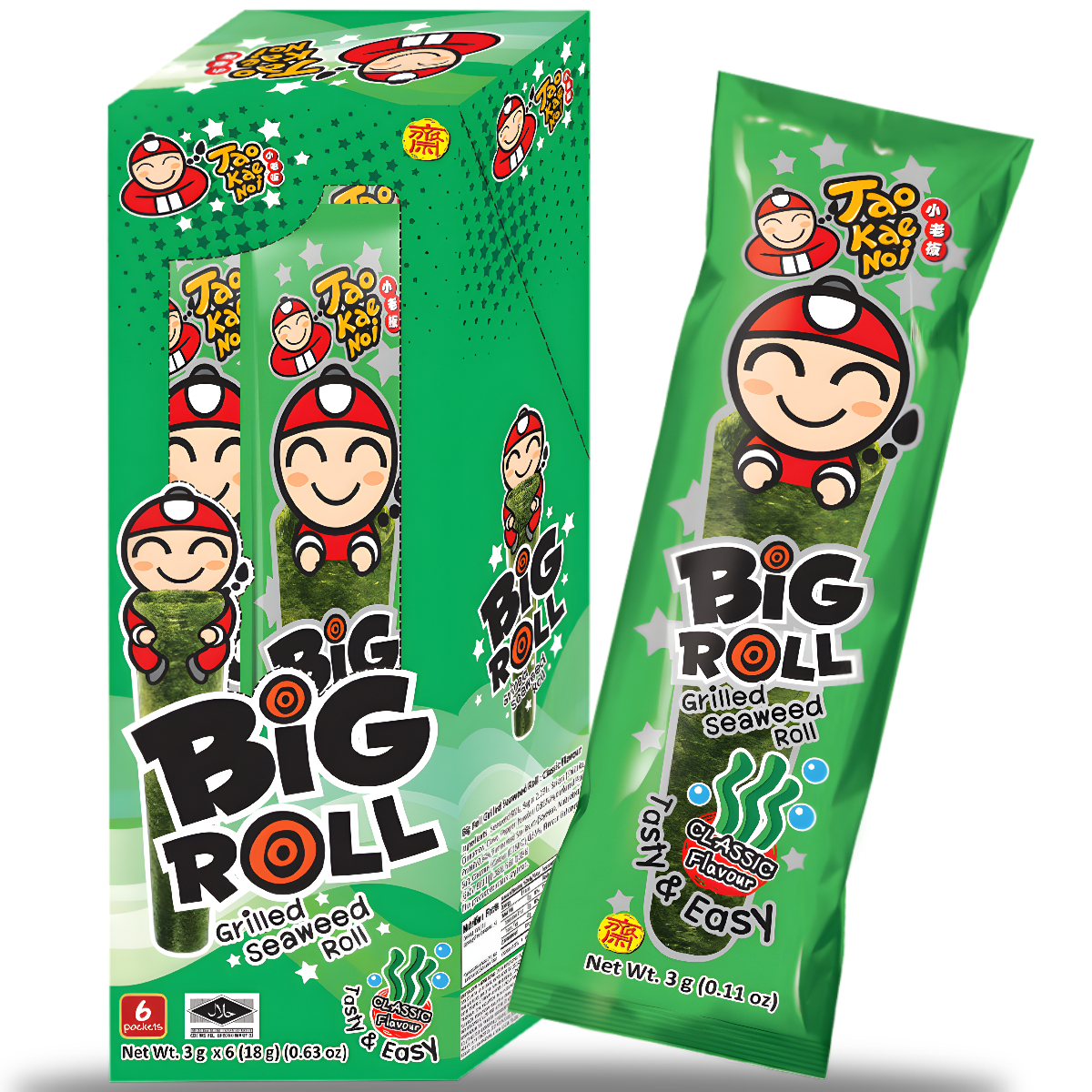 Merilevävälipala TAO KAE NOI BIG ROLL (CLASSIC), 3g