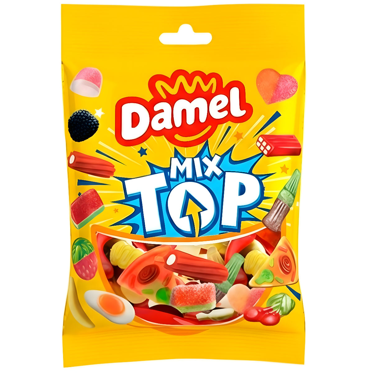Želė saldainiai DAMEL TOP MIX , 135g