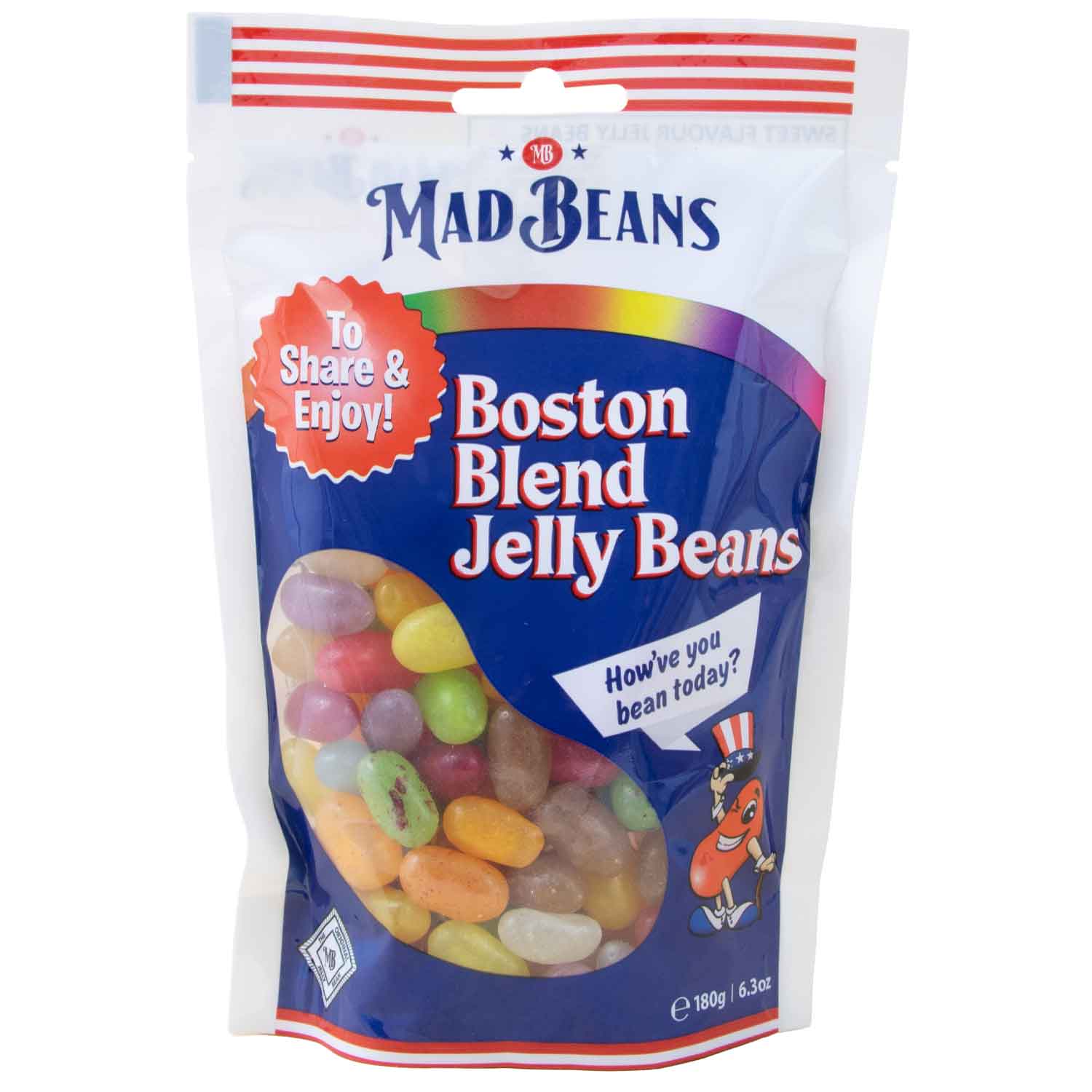 Želė pupelės MAD BEANS (BOSTON BLEND), 180g